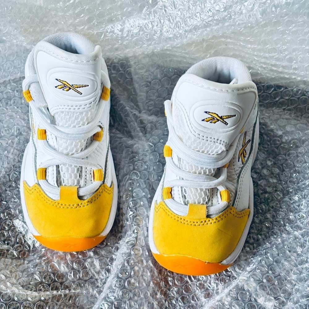 Reebok Question Mid "Yellow Toe" sneaker